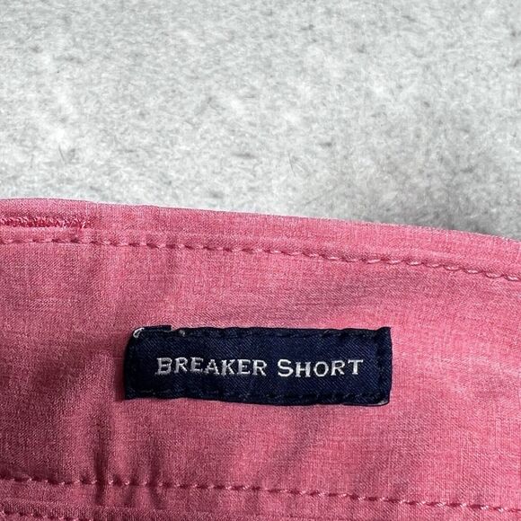 Vineyard Vines Shorts Mens SZ 38 Sailors Red/Pink Salmon Performance Inseam 9” - Picture 12 of 14